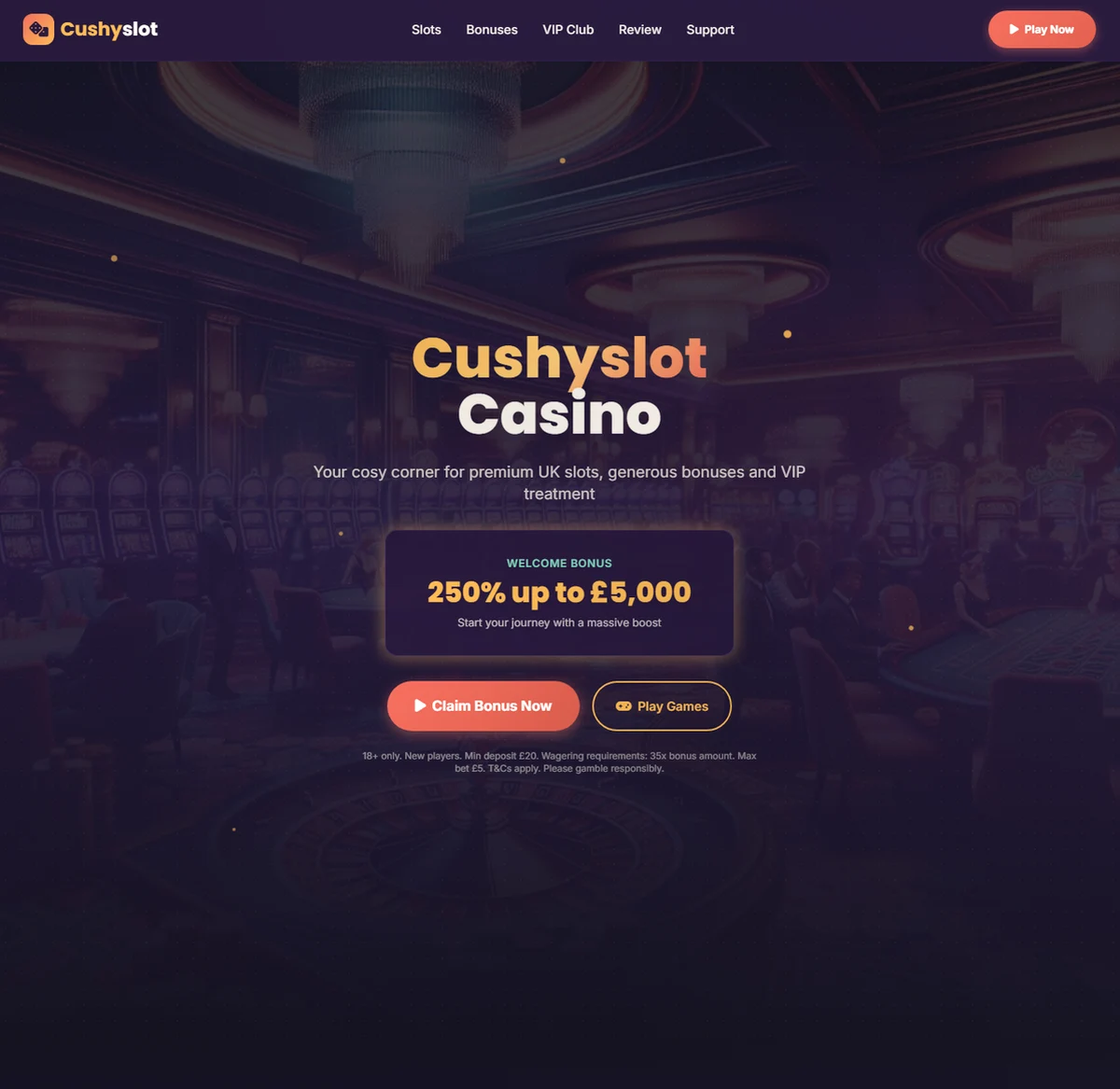 Cushyslot Casino